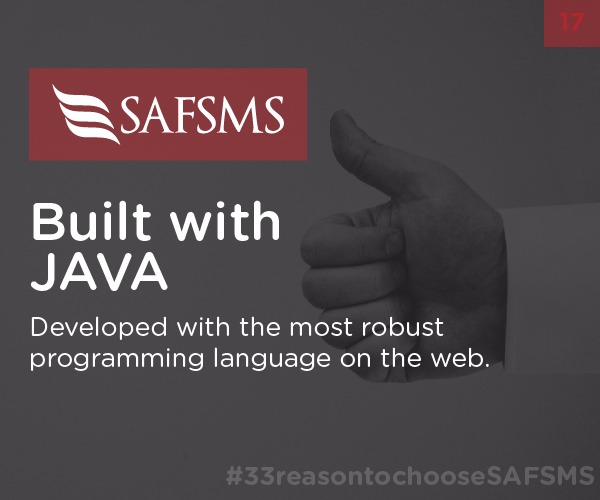 SAFSMS is Built on Java