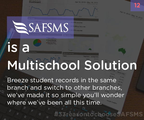 SAFSMS is a Multi-School Solution