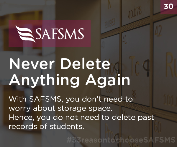 Never Delete Anything Again On SAFSMS