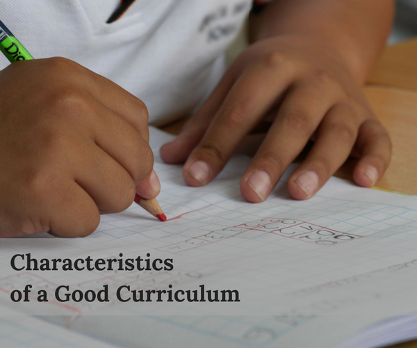 What Makes a Good Curriculum?